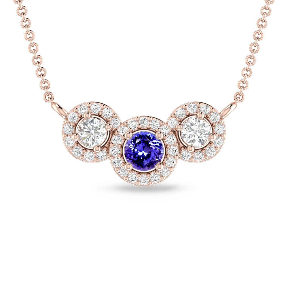 Rose Gold - Tanzanite