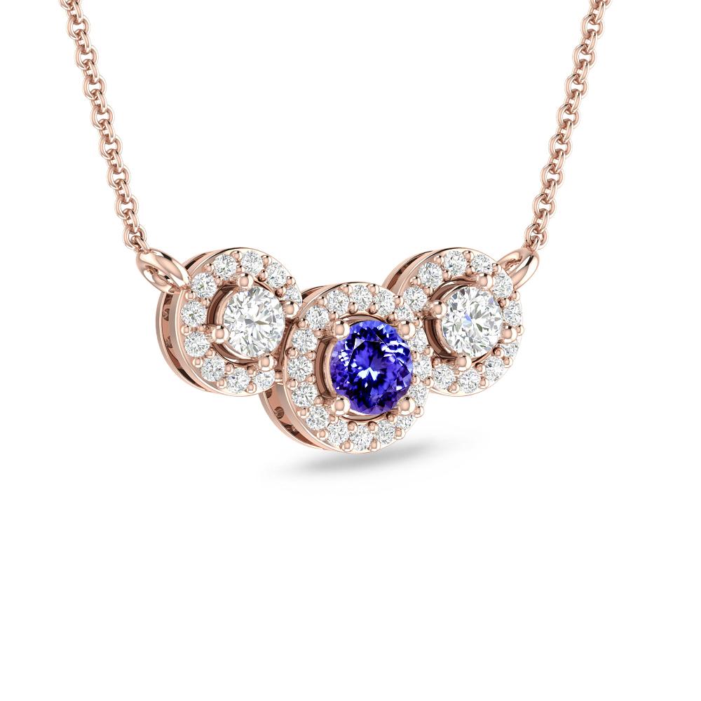 Rose Gold - Tanzanite