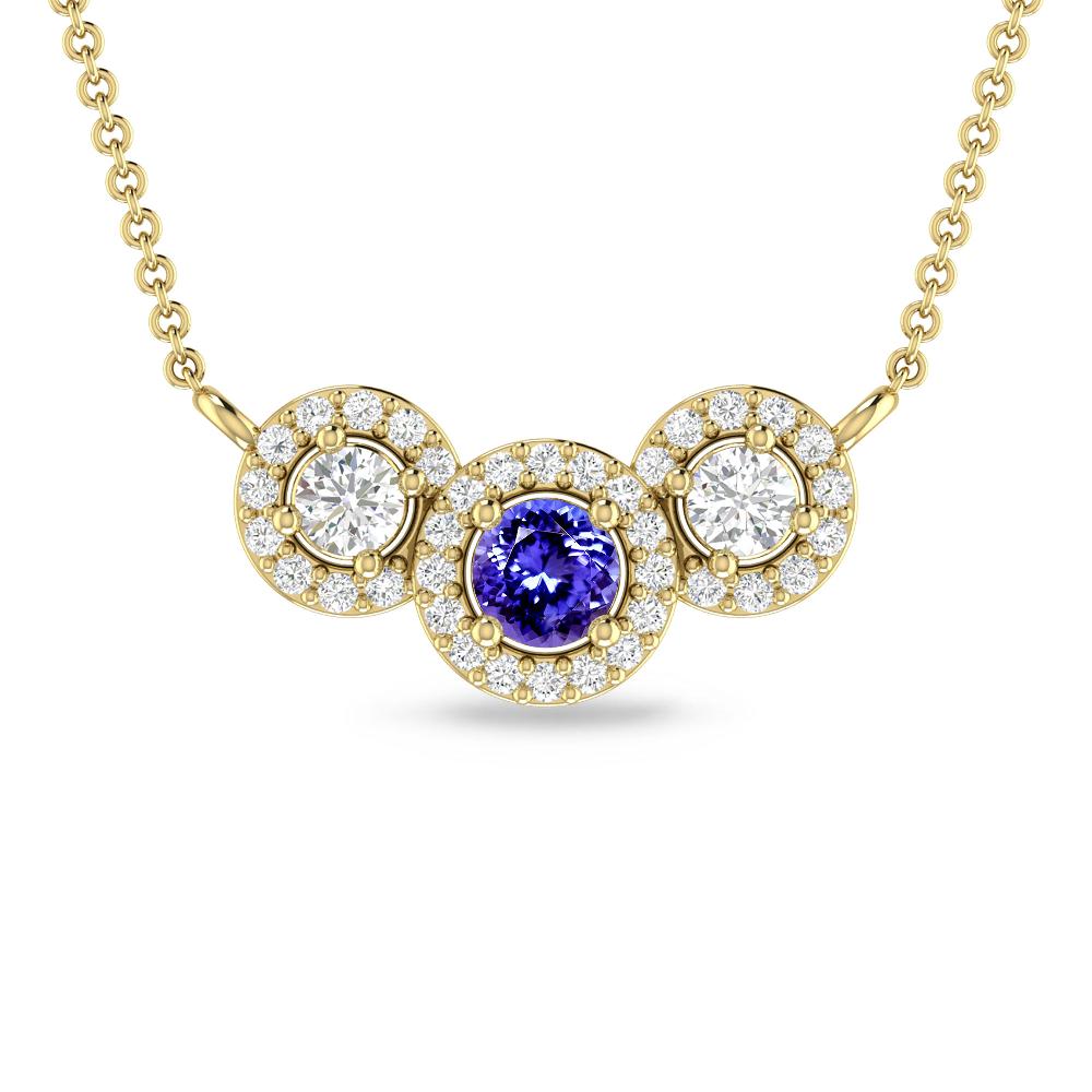 Yellow Gold - Tanzanite
