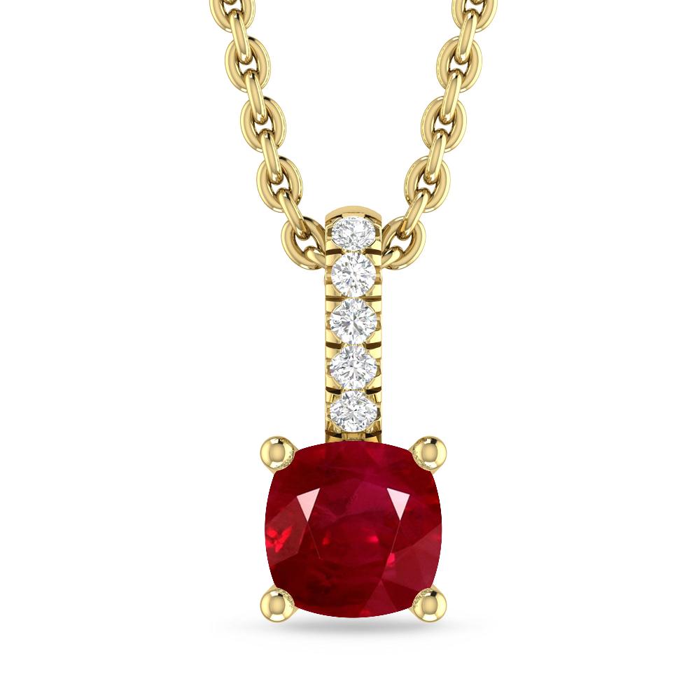 Yellow Gold - Ruby