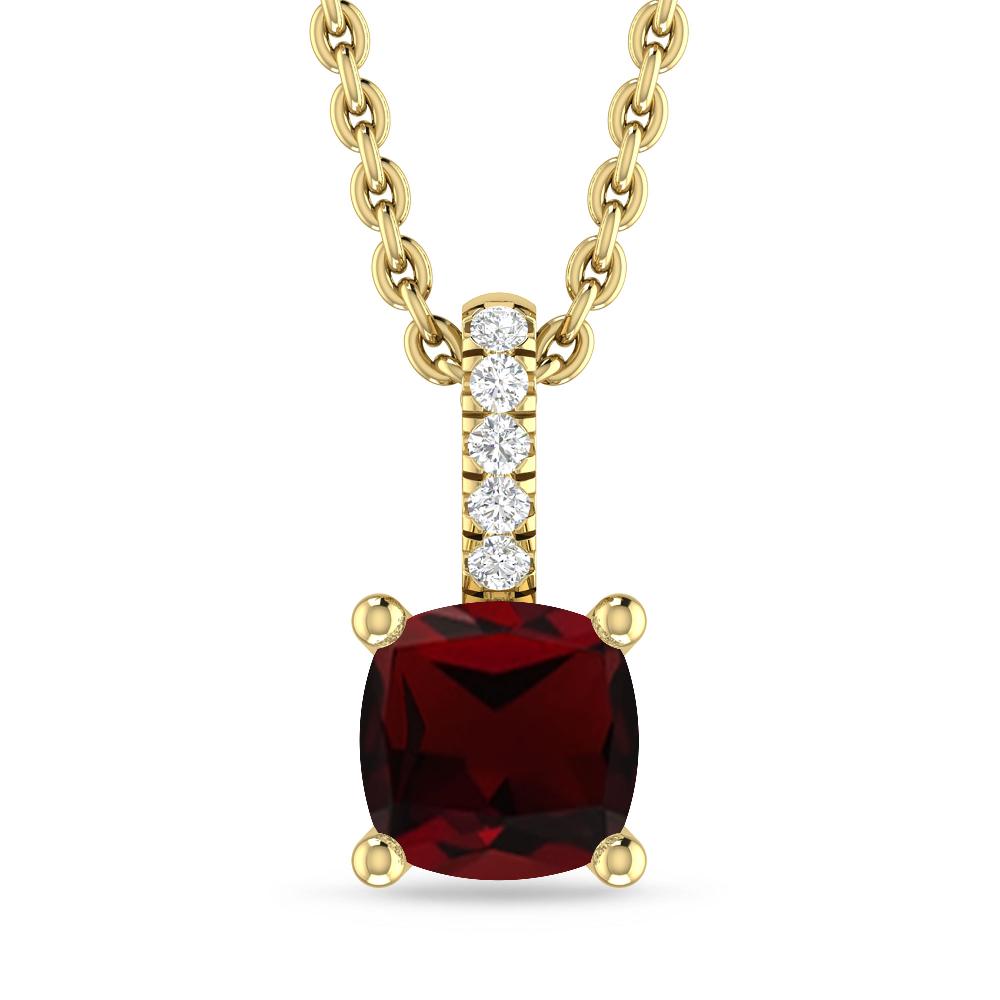Yellow Gold - Garnet