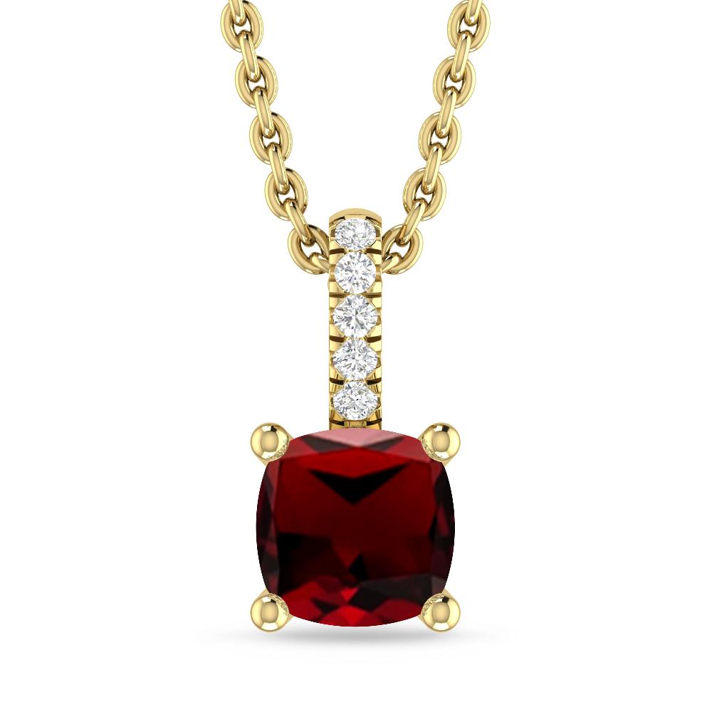 Yellow Gold - Garnet