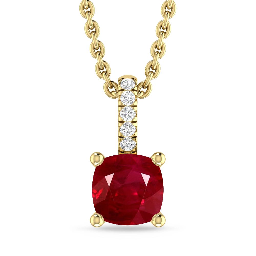 Yellow Gold - Ruby