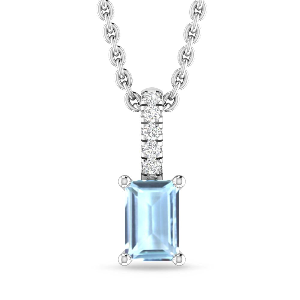 White Gold - Aquamarine