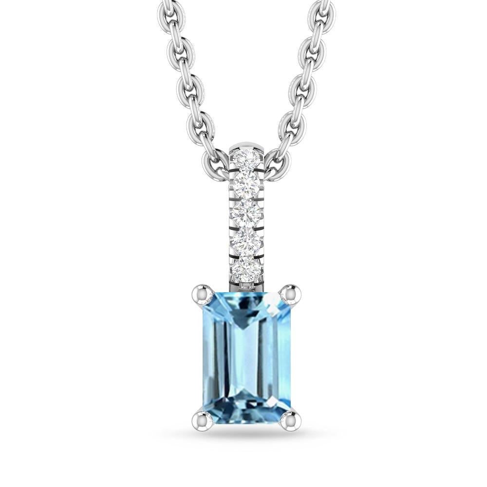 White Gold - Aquamarine