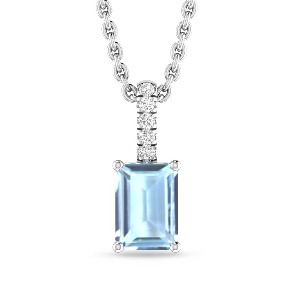 White Gold - Aquamarine