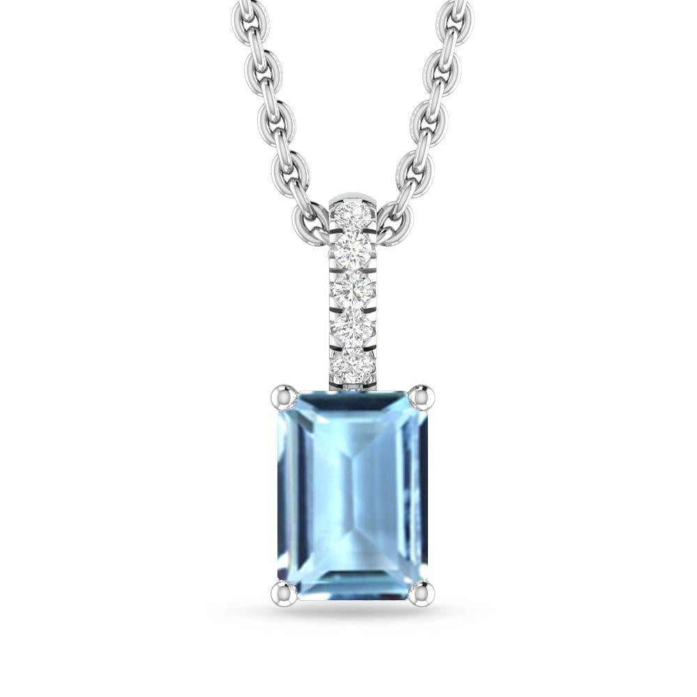 White Gold - Aquamarine