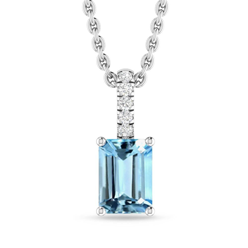 White Gold - Aquamarine