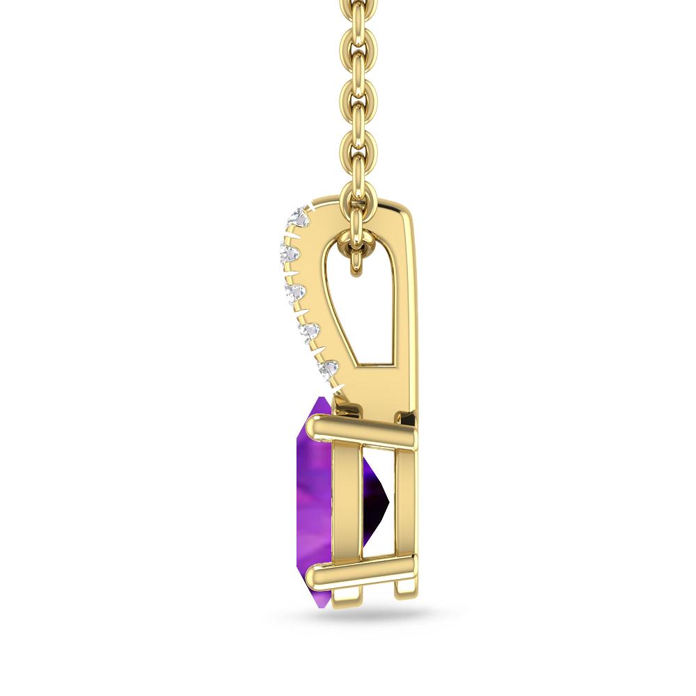 Yellow Gold - Amethyst