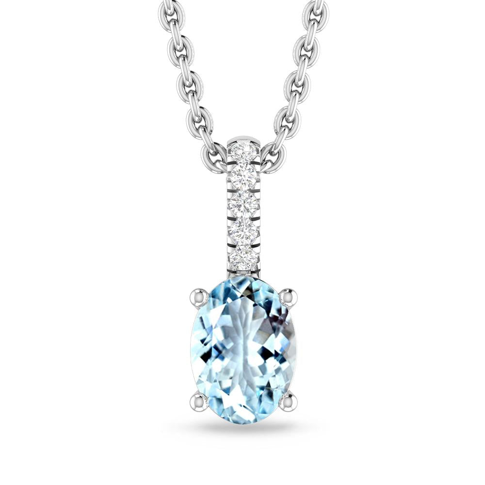 White Gold - Aquamarine