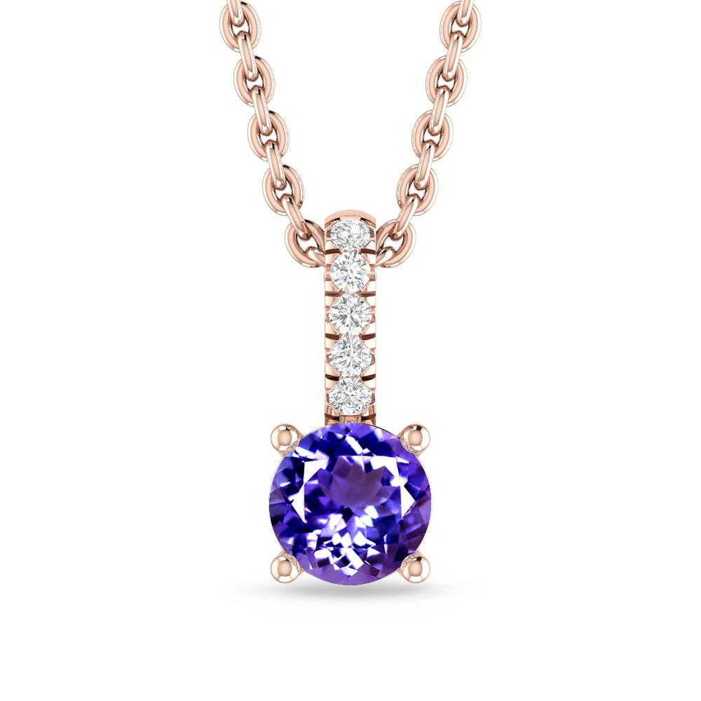 Rose Gold - Tanzanite