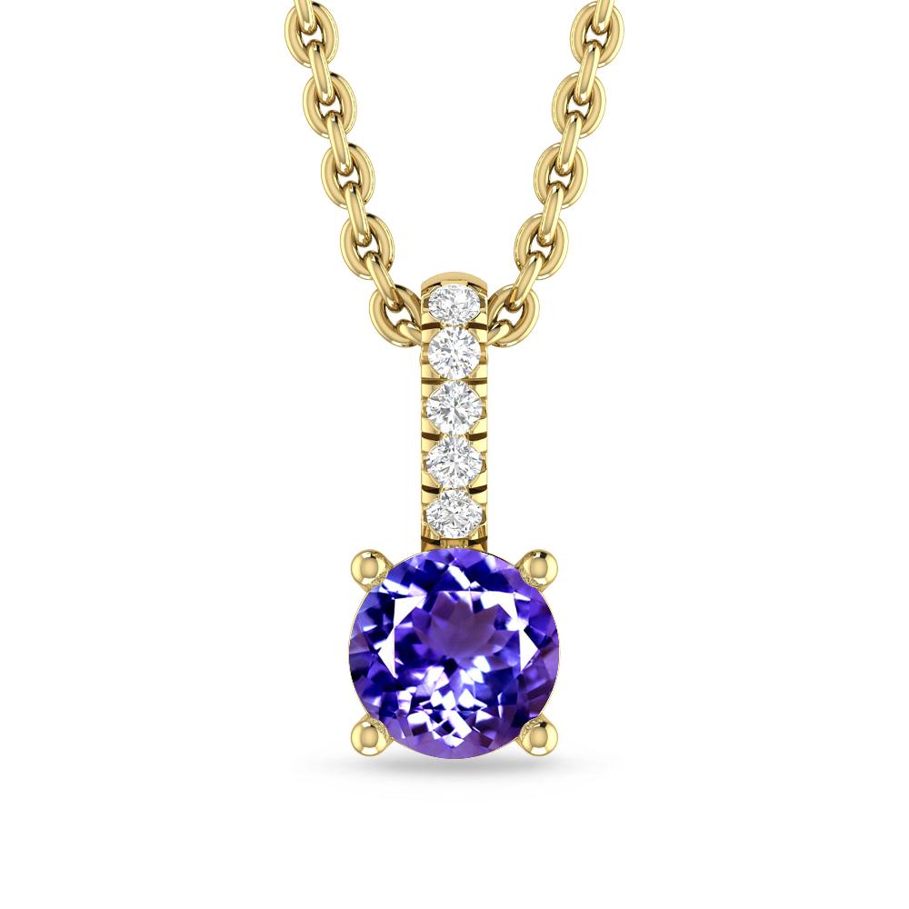 Yellow Gold - Tanzanite