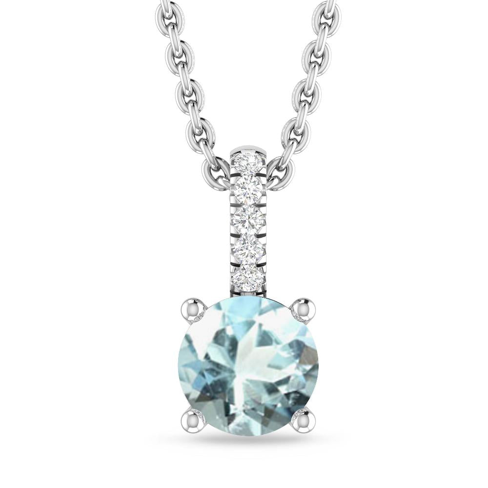 White Gold - Aquamarine