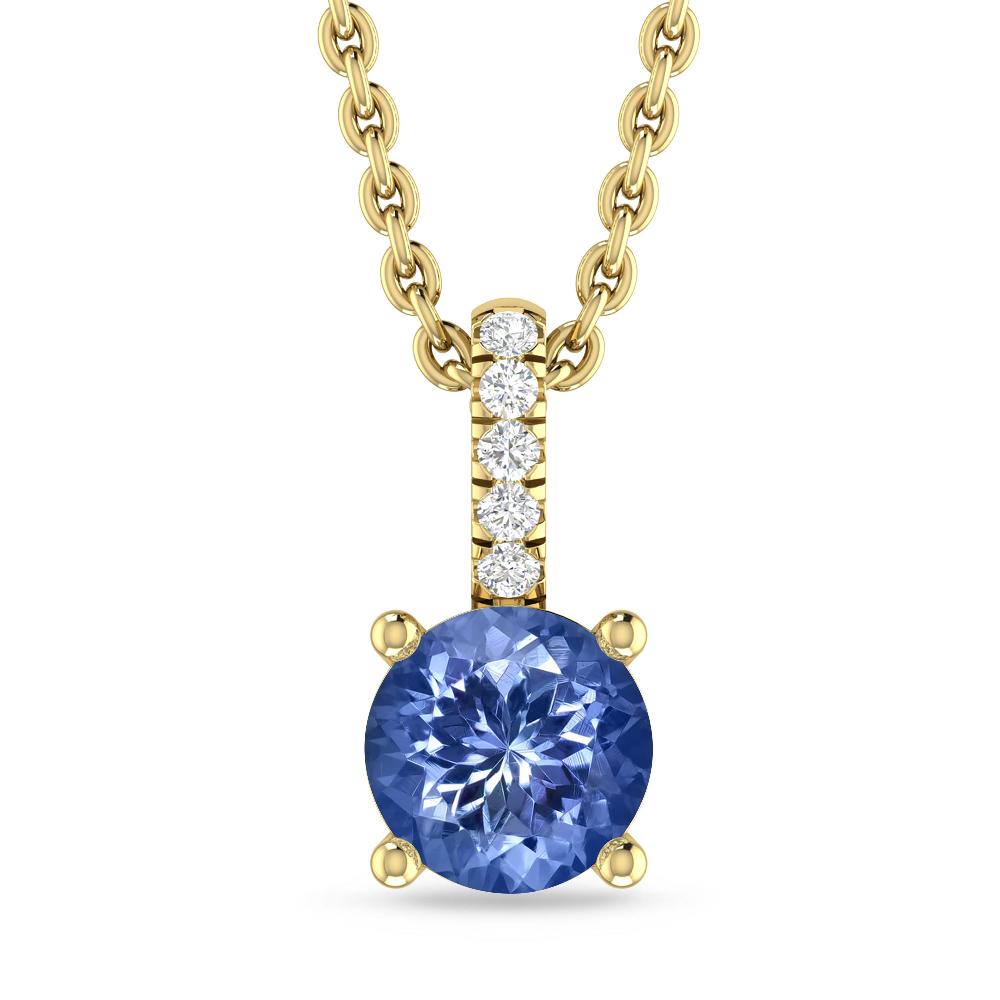 Yellow Gold - Tanzanite