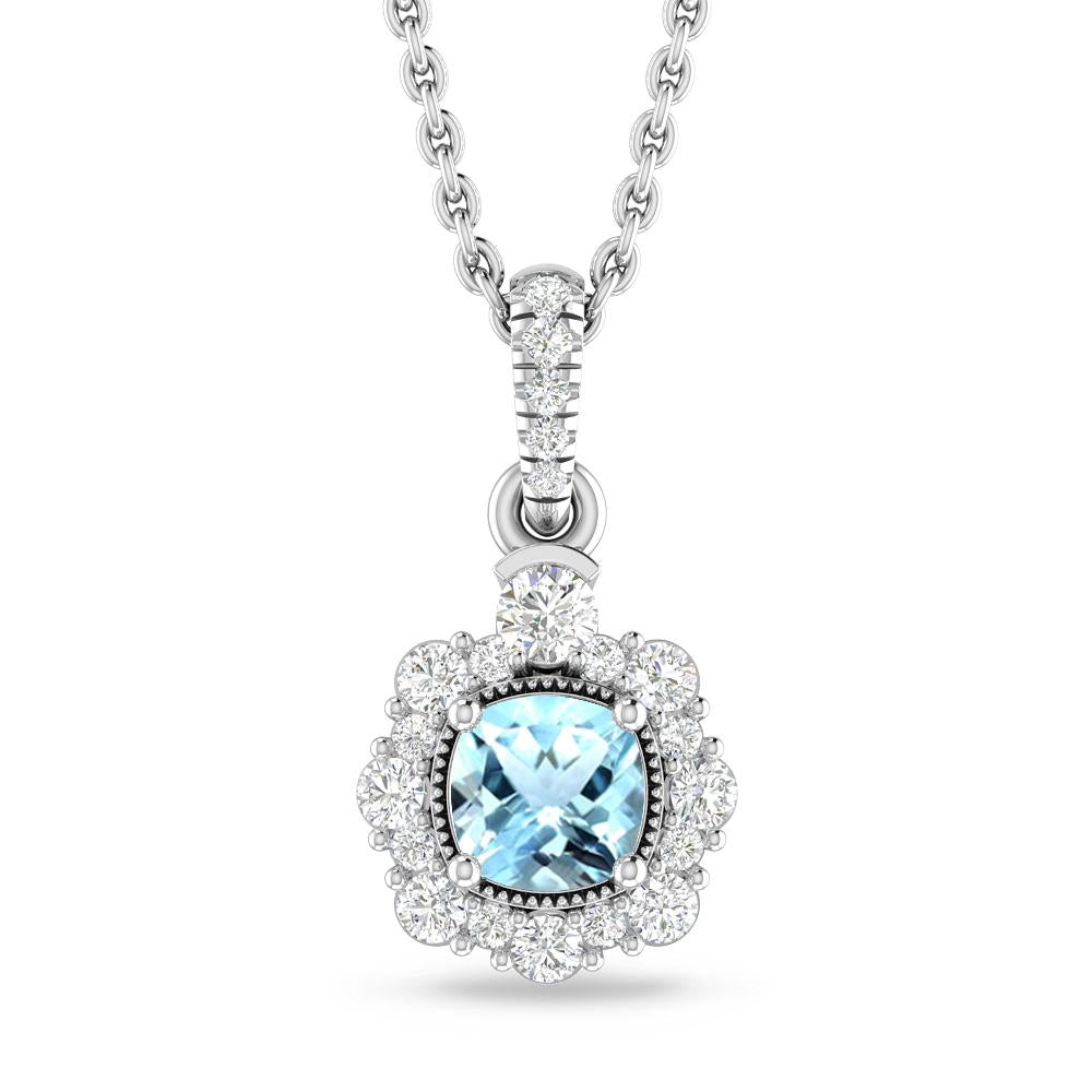 White Gold - Aquamarine