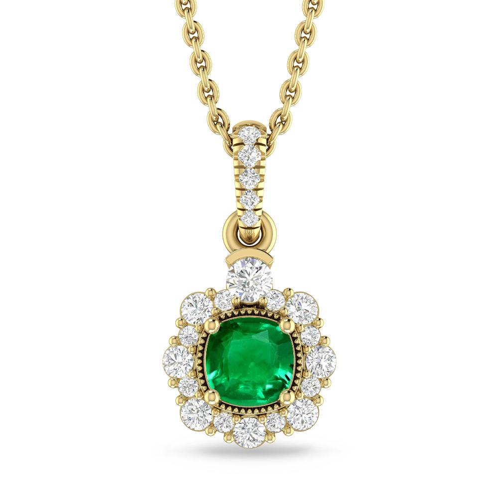 Yellow Gold - Emerald