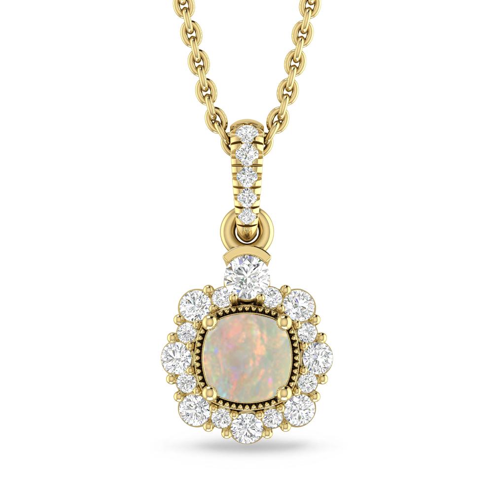 Yellow Gold - Opal