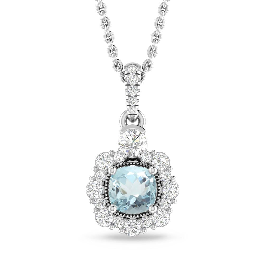White Gold - Aquamarine