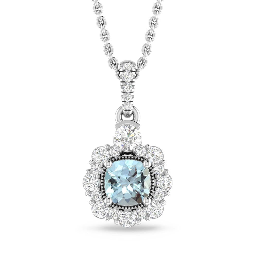 White Gold - Aquamarine