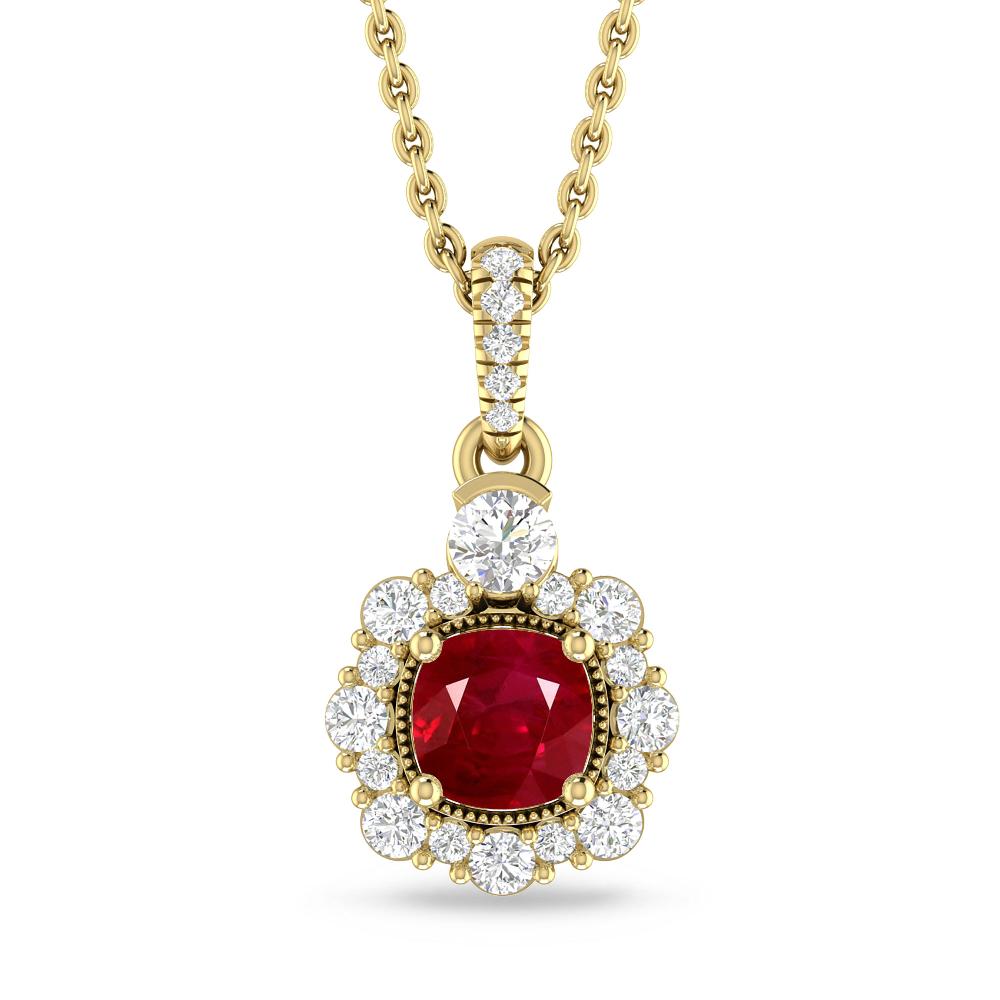 Yellow Gold - Ruby
