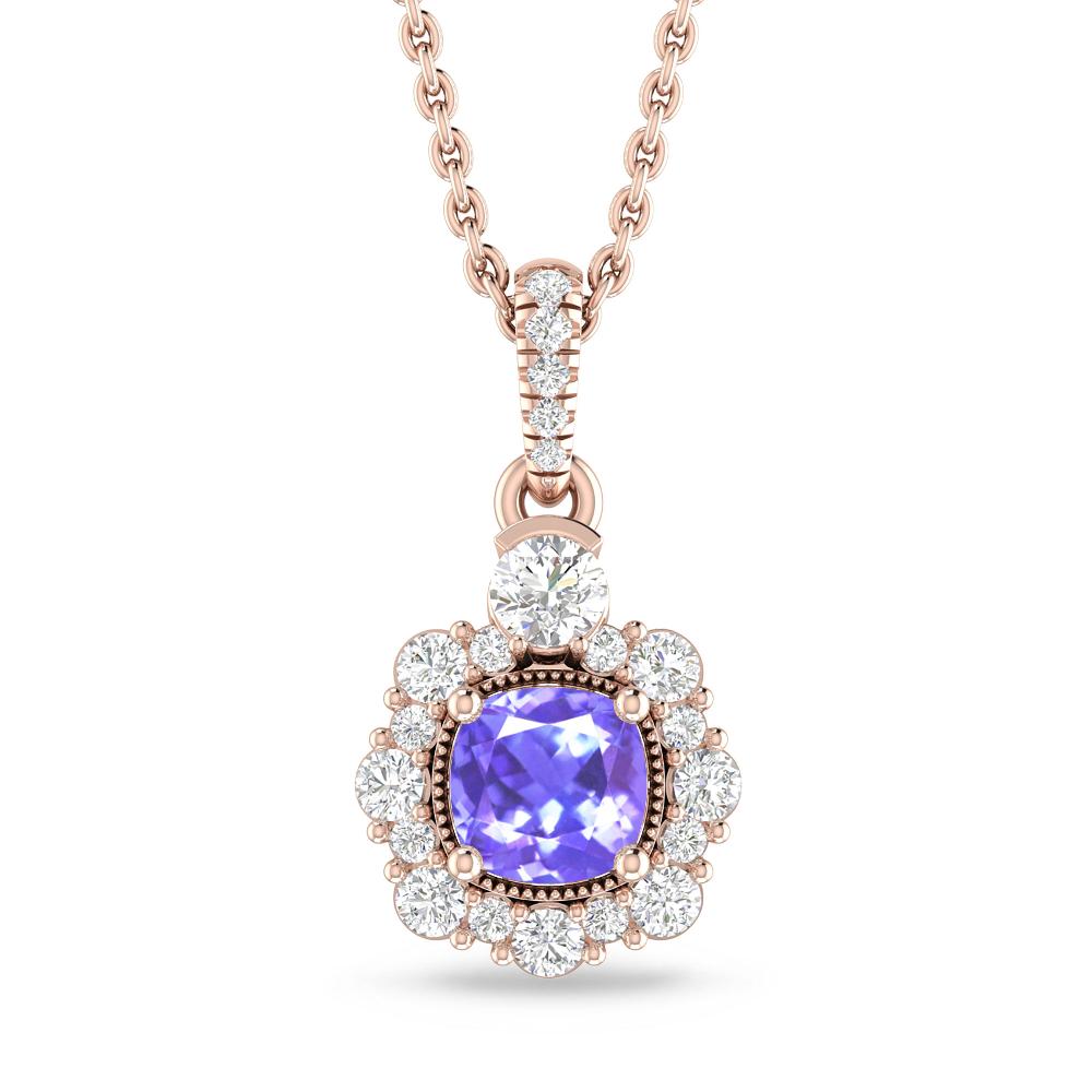 Rose Gold - Tanzanite