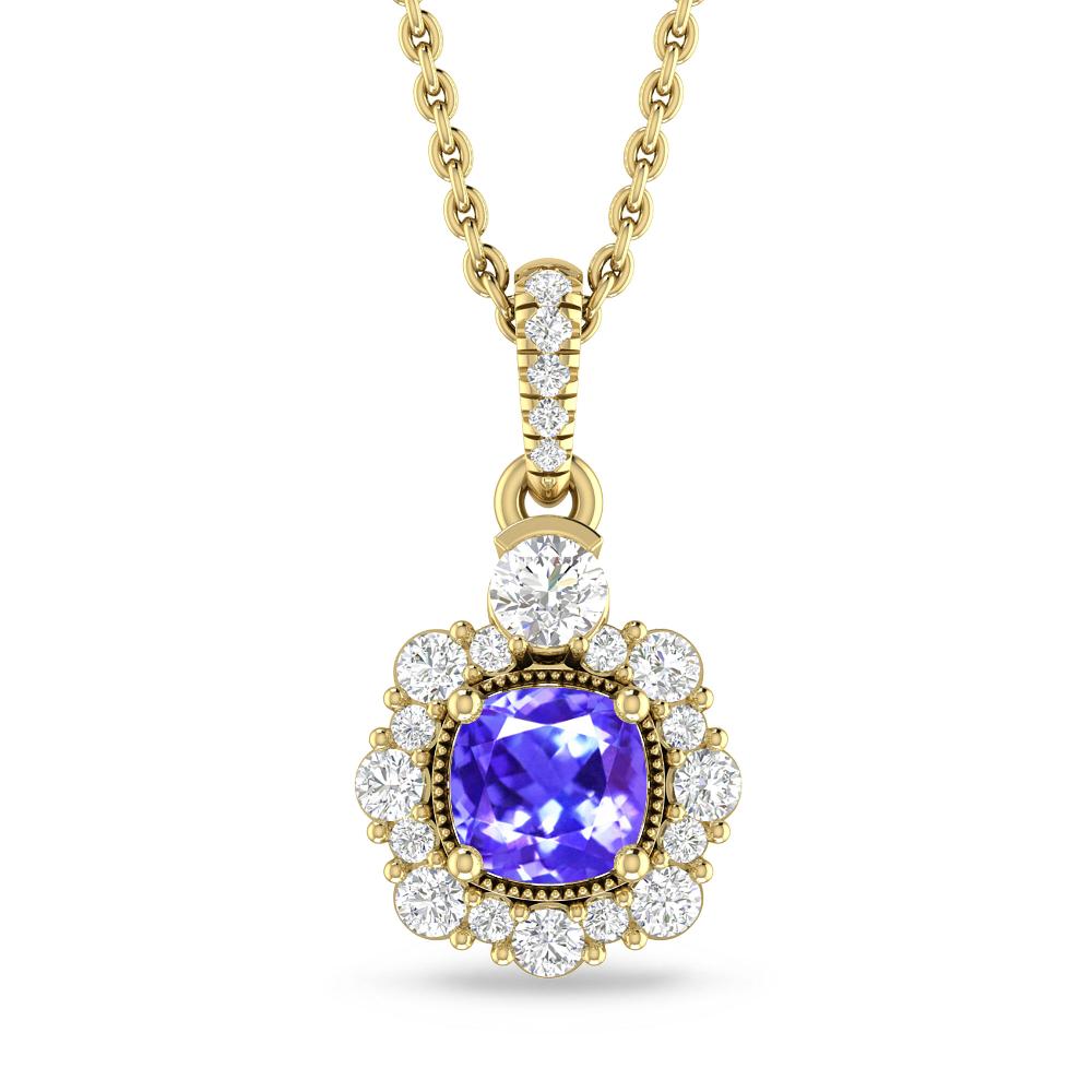 Yellow Gold - Tanzanite