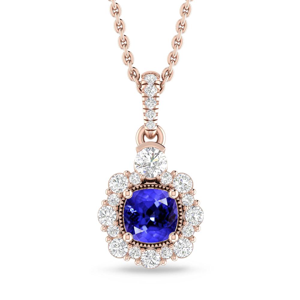 Rose Gold - Tanzanite