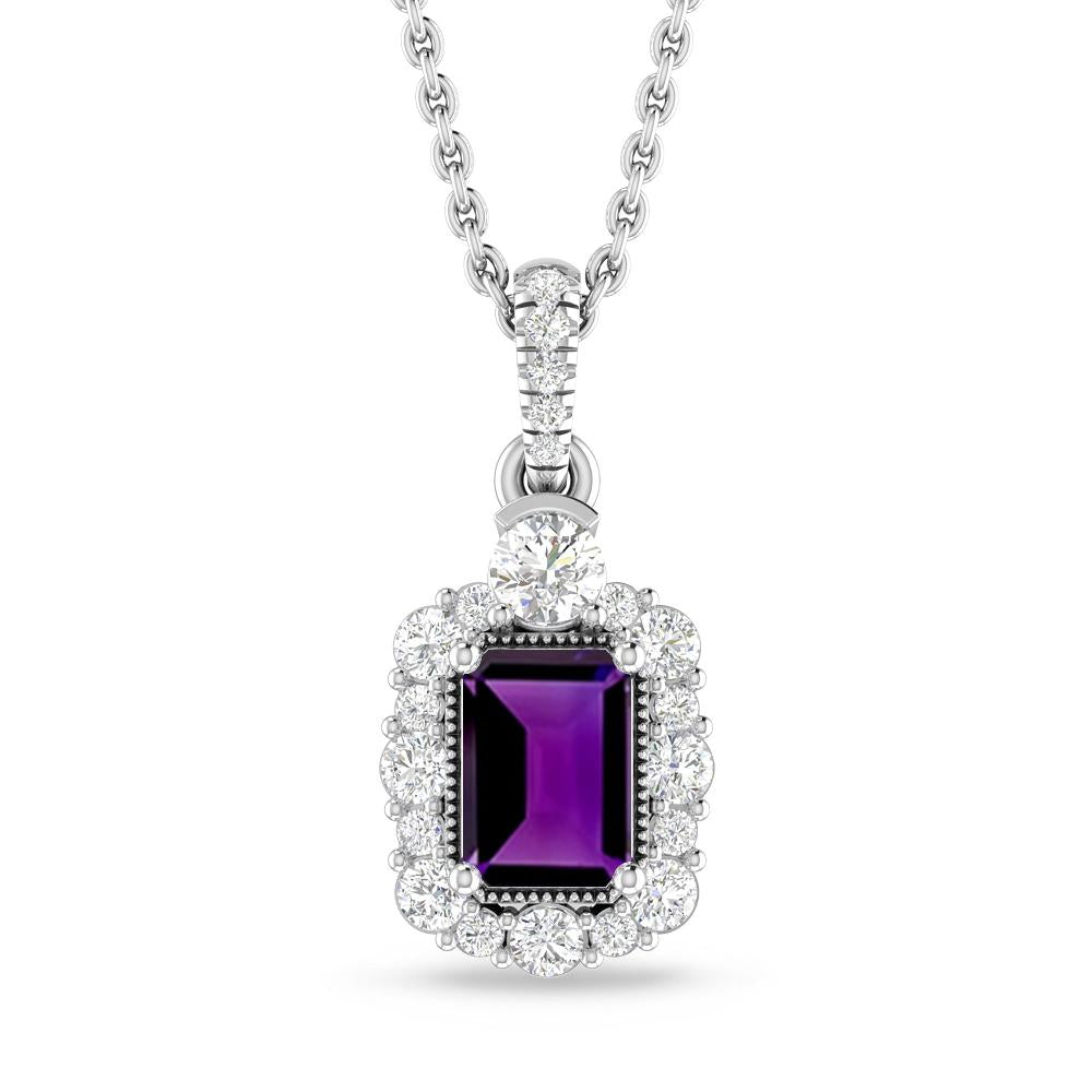 White Gold - Amethyst