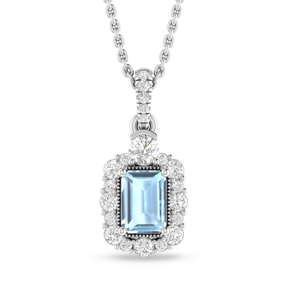 White Gold - Aquamarine