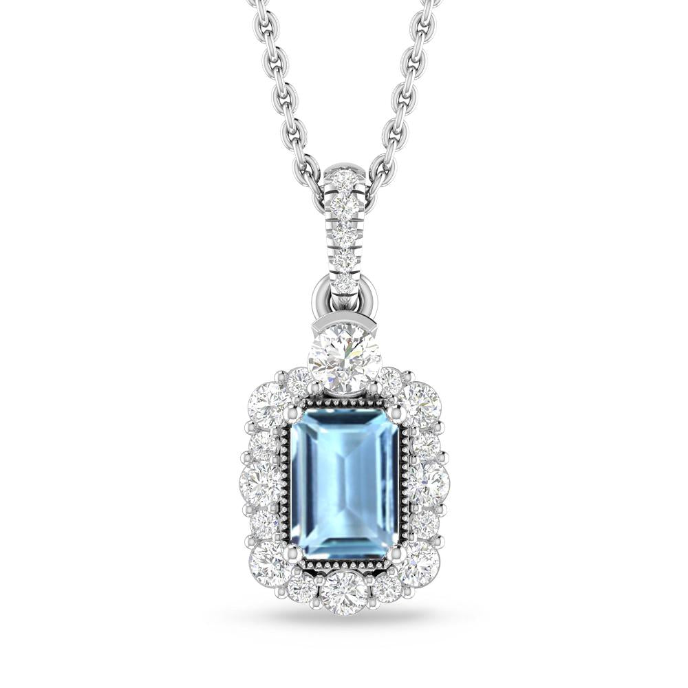 White Gold - Aquamarine