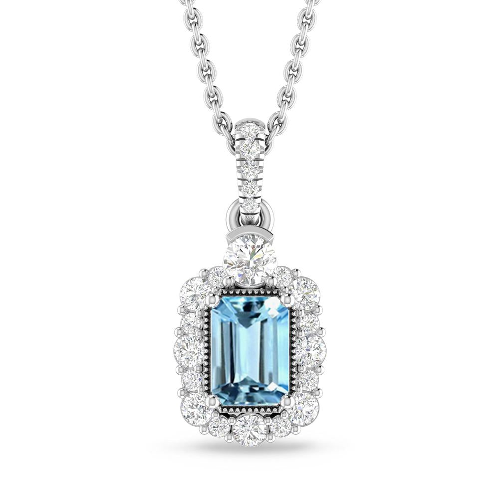 White Gold - Aquamarine