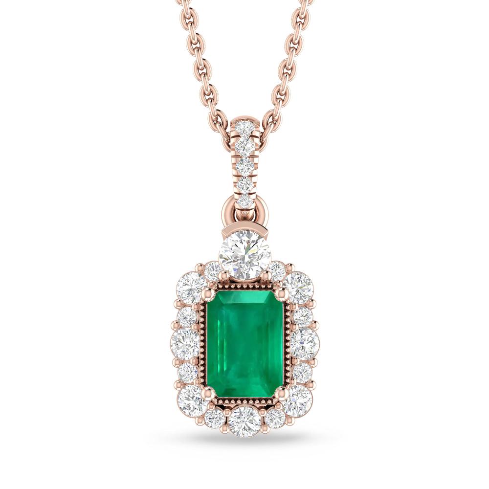 Rose Gold - Emerald