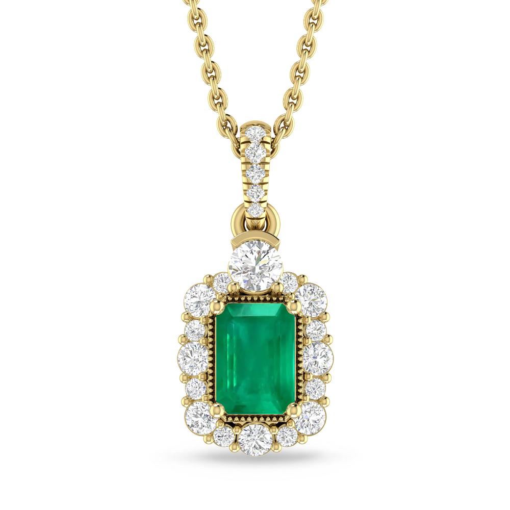 Yellow Gold - Emerald