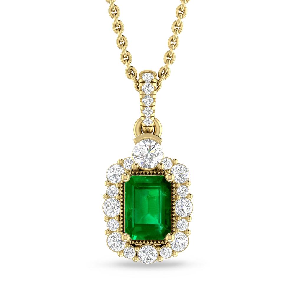 Yellow Gold - Emerald