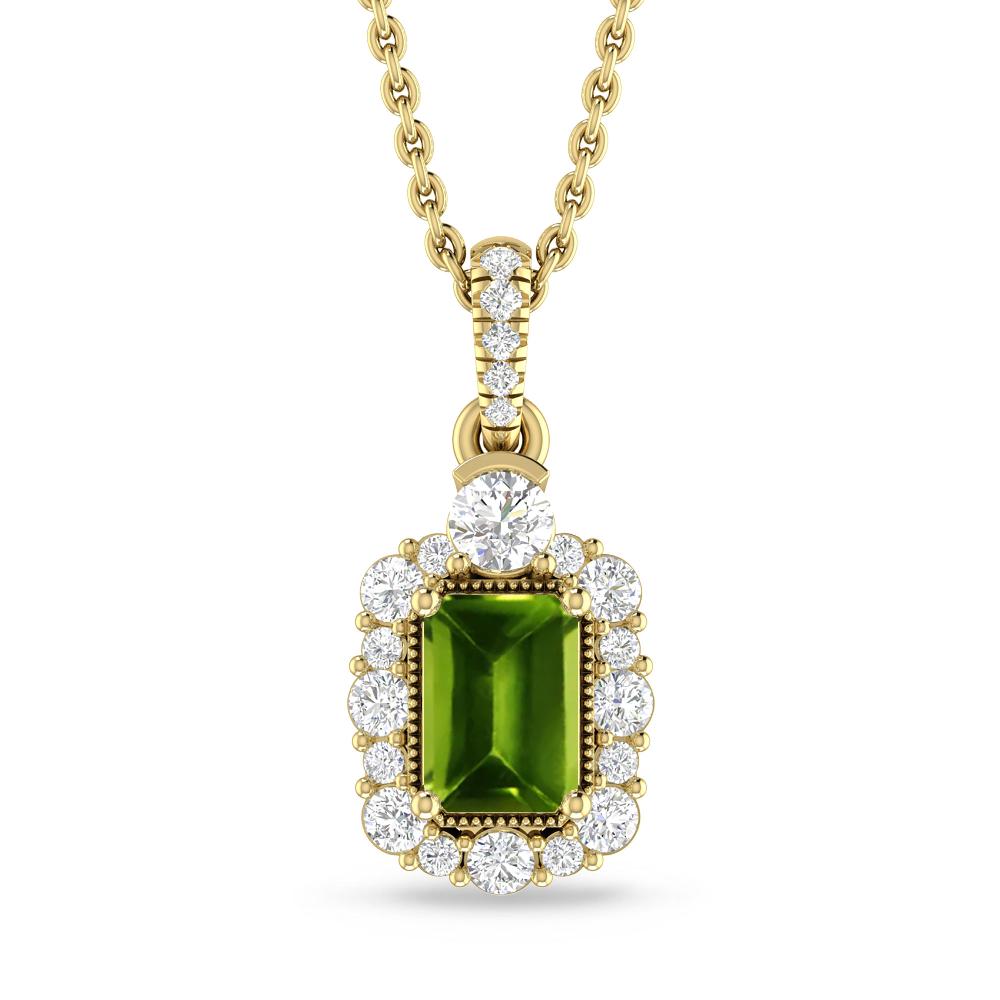Yellow Gold - Peridot