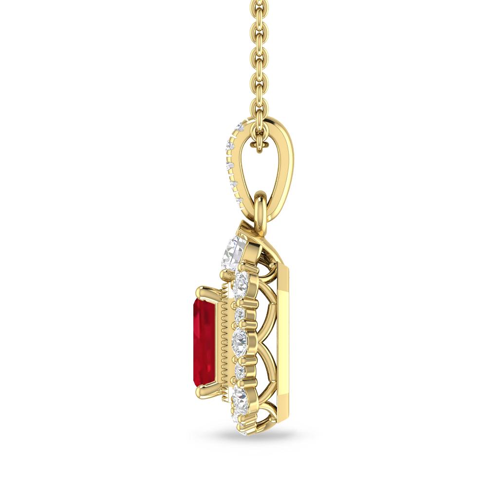 Yellow Gold - Ruby