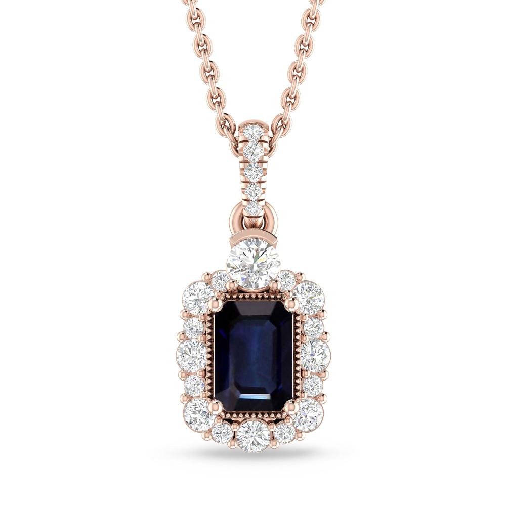 Rose Gold - Sapphire