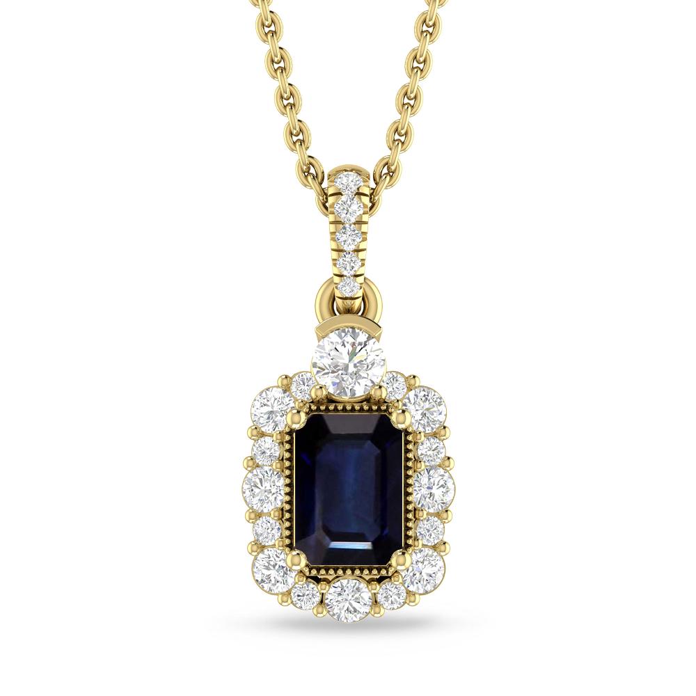 Yellow Gold - Sapphire