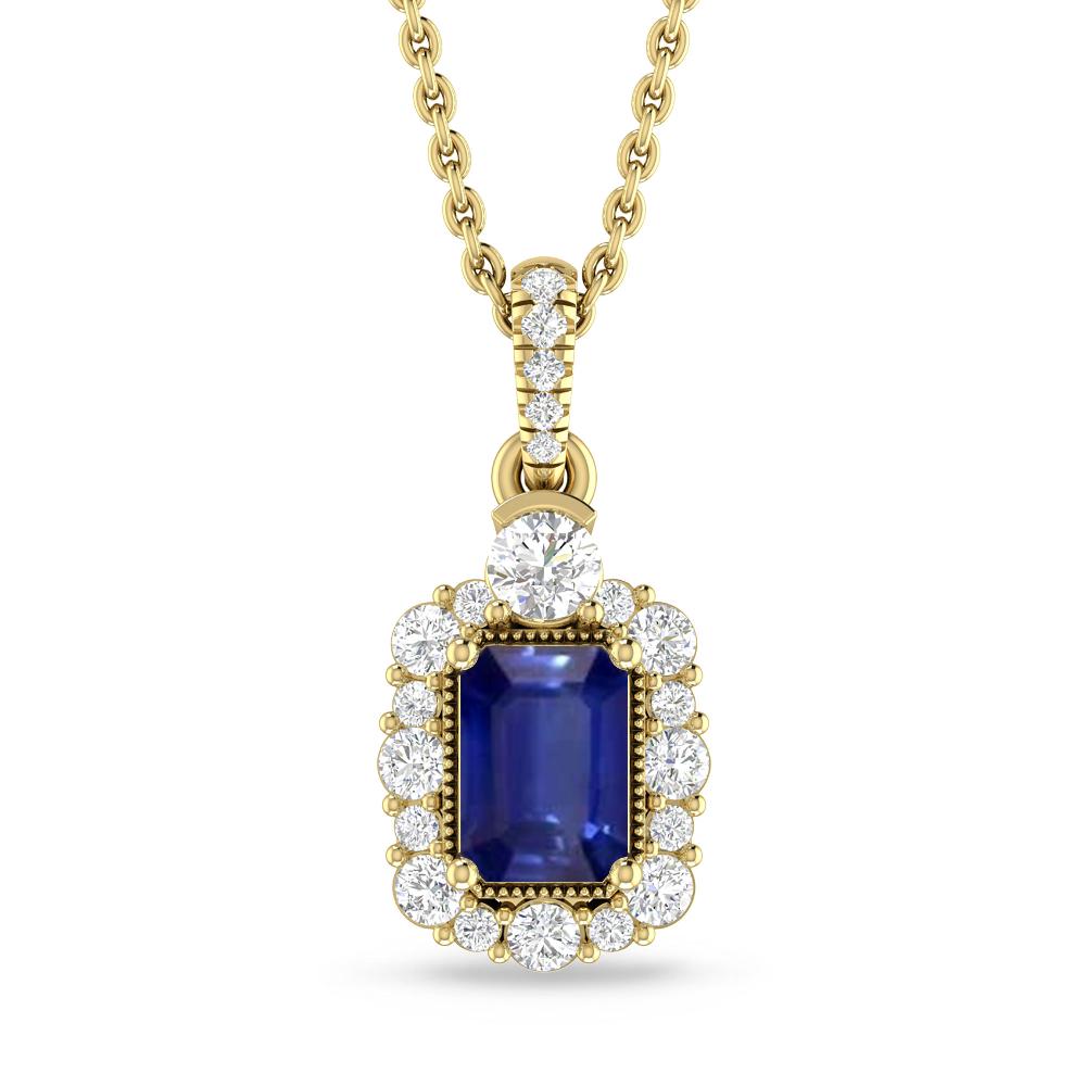 Yellow Gold - Sapphire