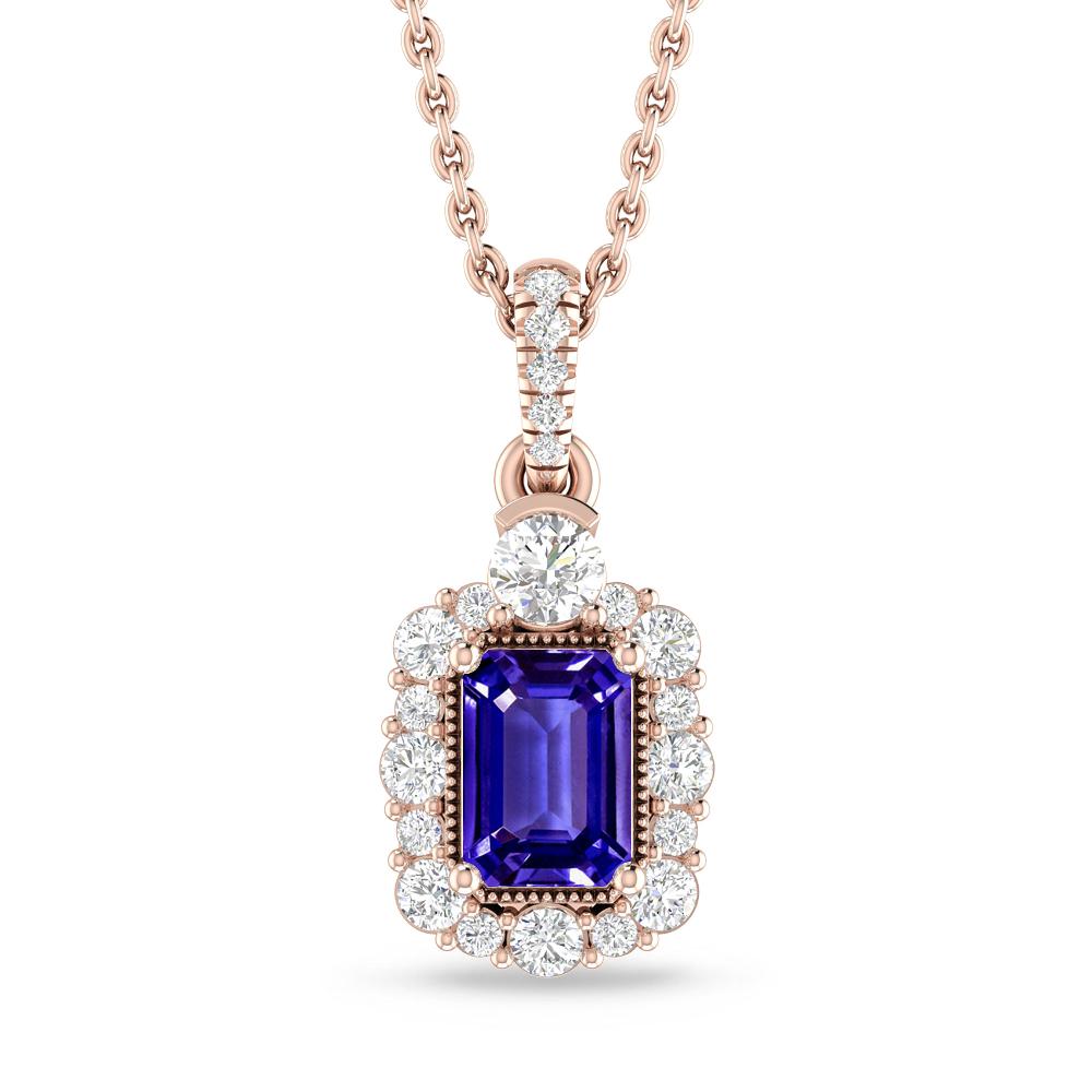 Rose Gold - Tanzanite