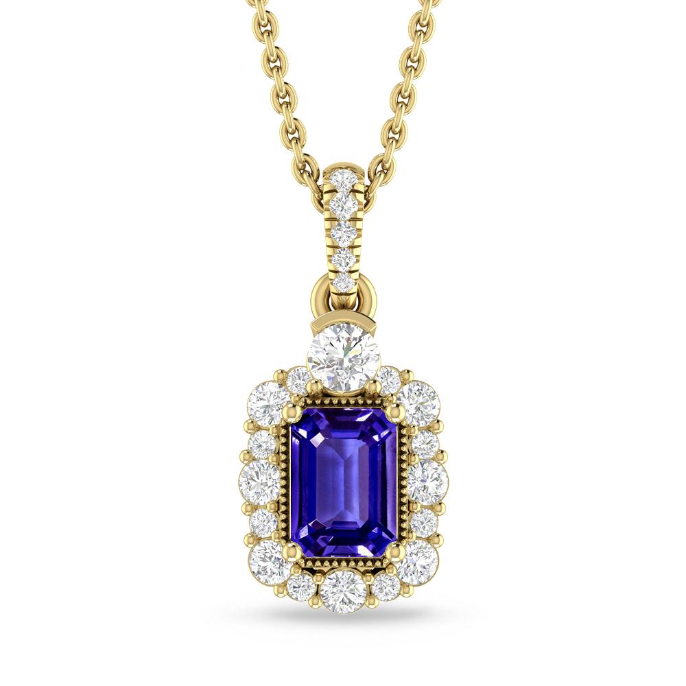 Yellow Gold - Tanzanite