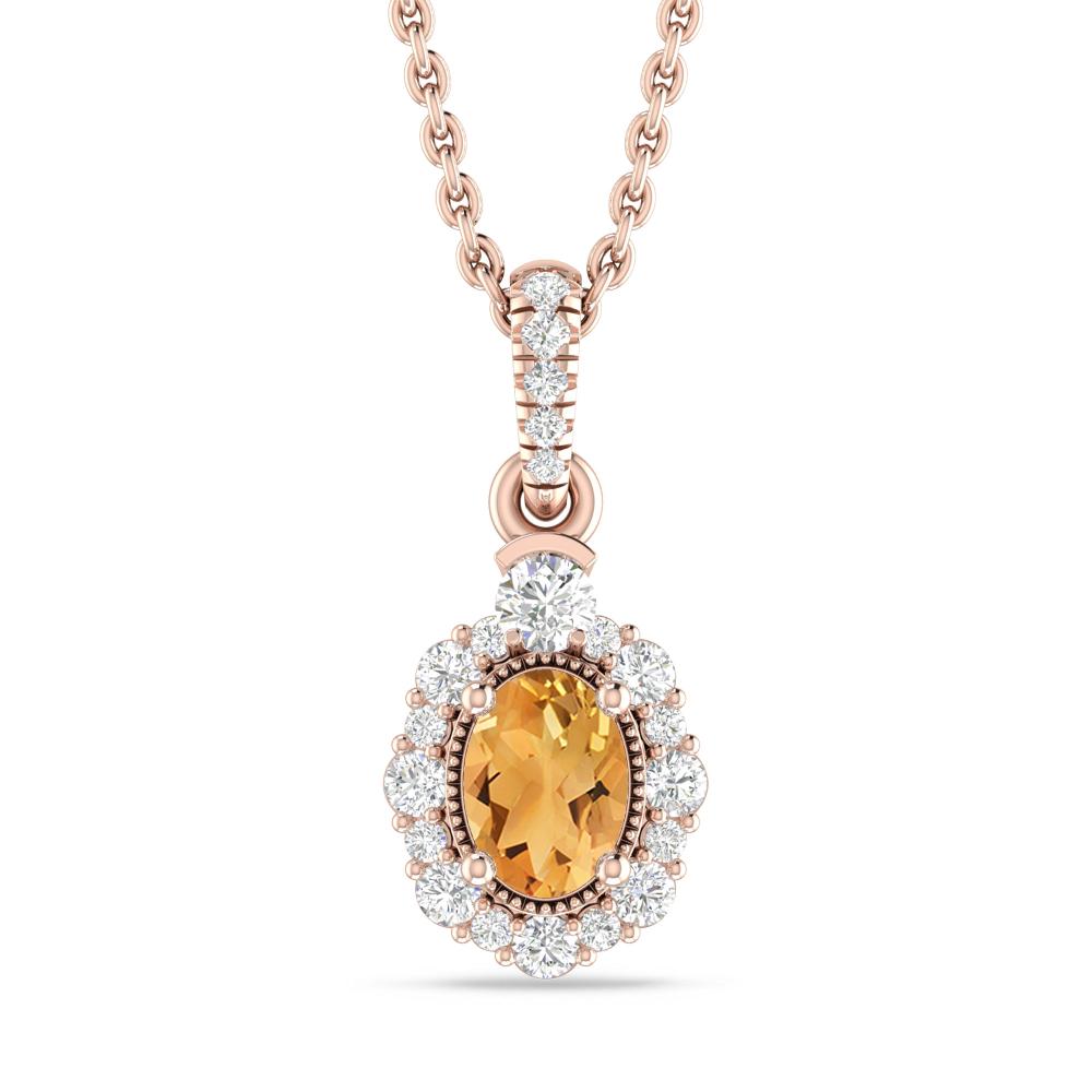 Rose Gold - Citrine
