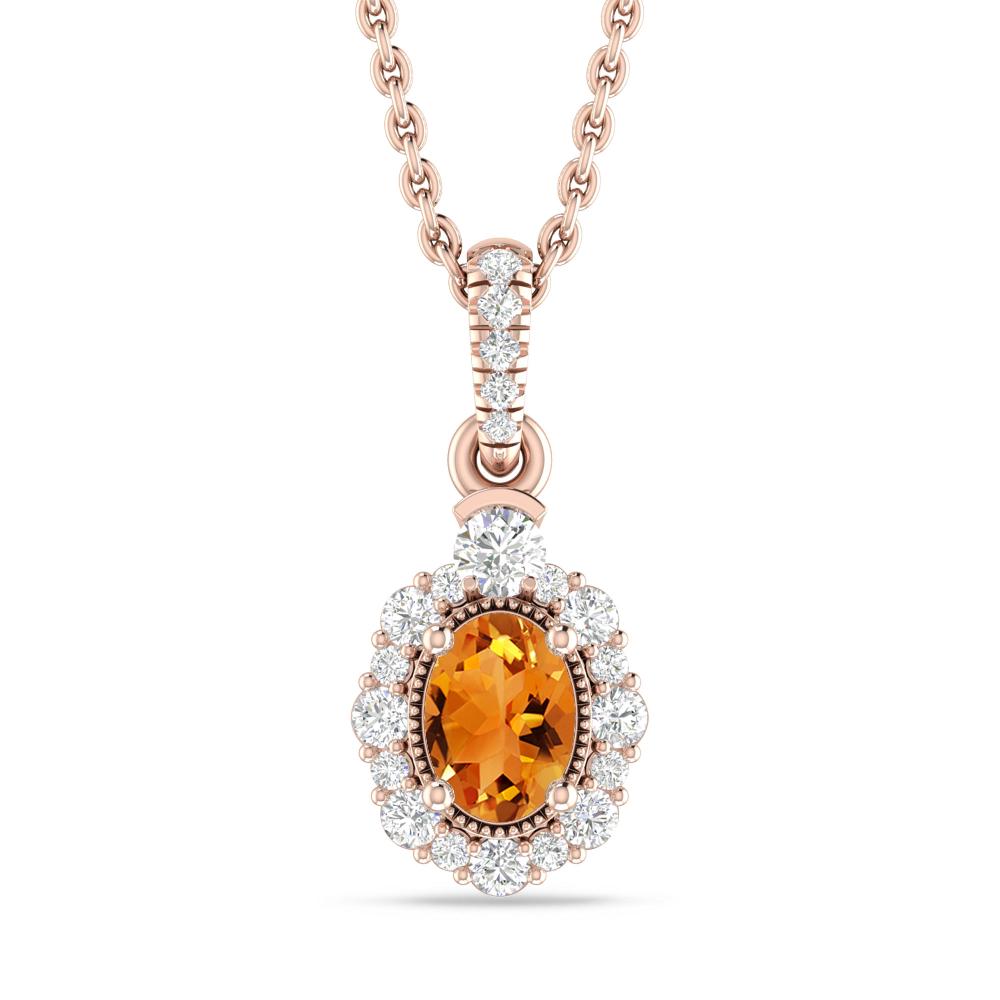 Rose Gold - Citrine