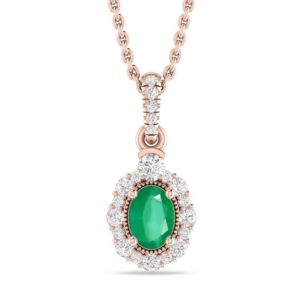Rose Gold - Emerald