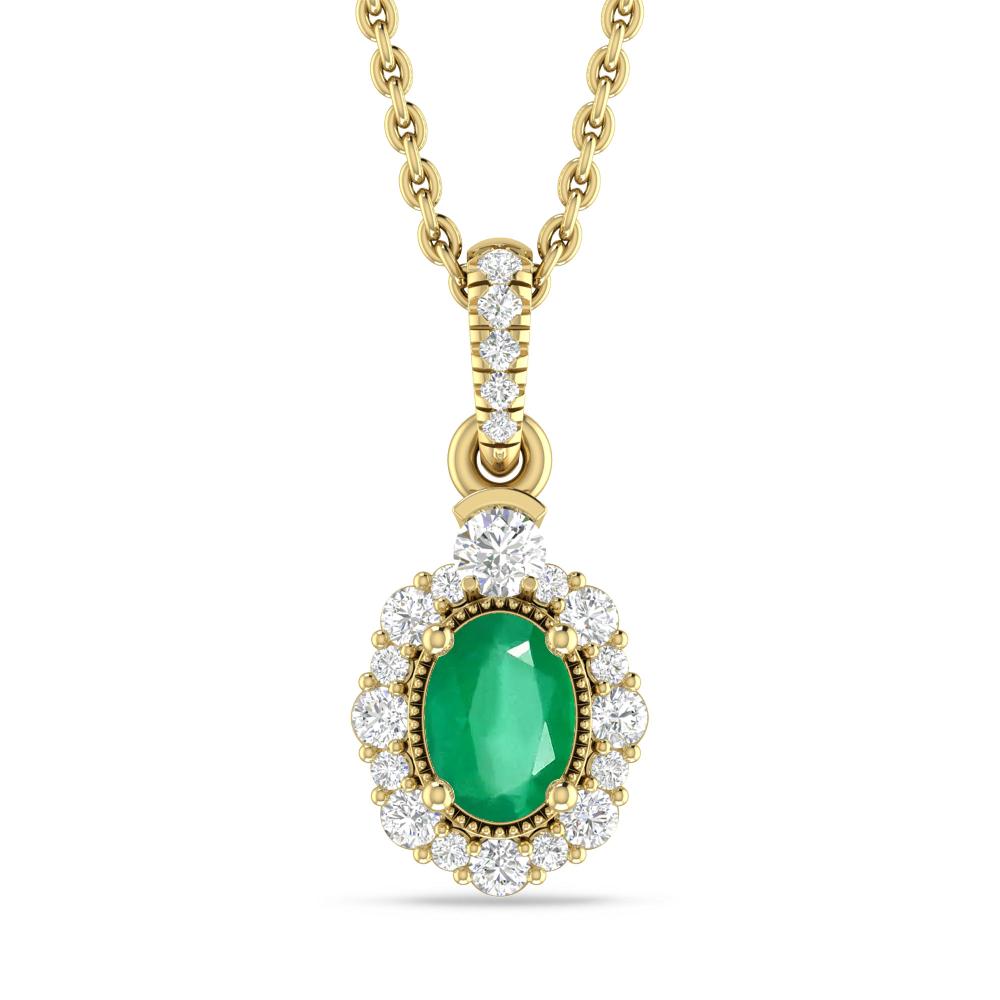 Yellow Gold - Emerald