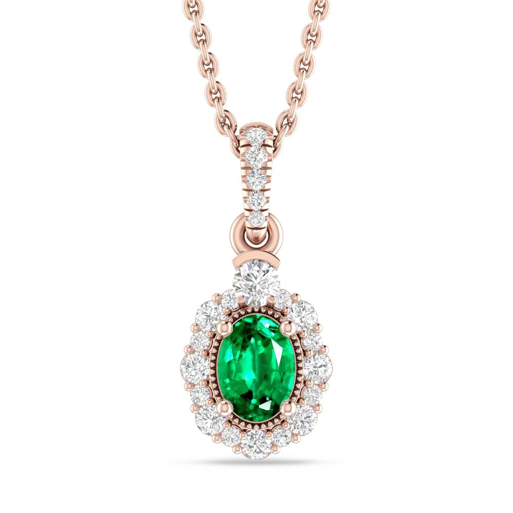 Rose Gold - Emerald