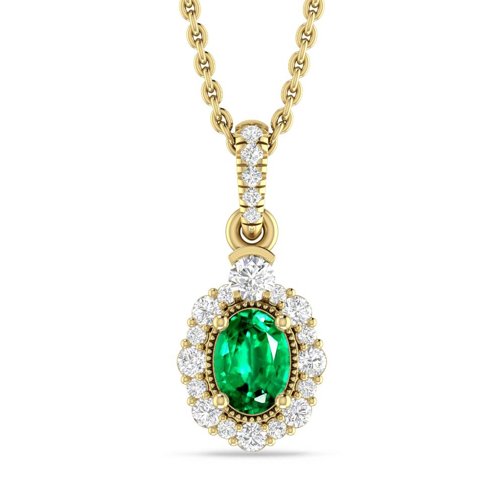 Yellow Gold - Emerald