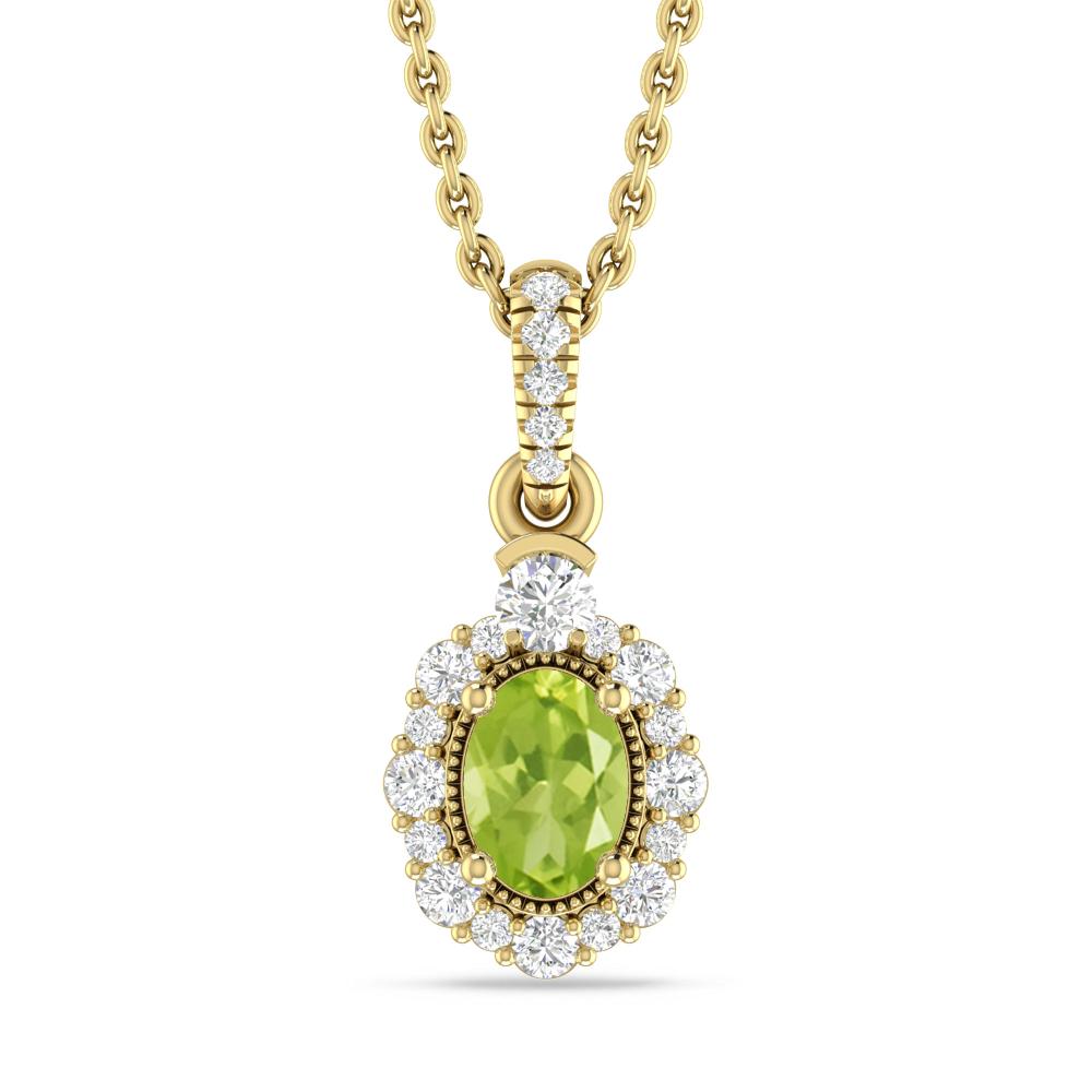 Yellow Gold - Peridot