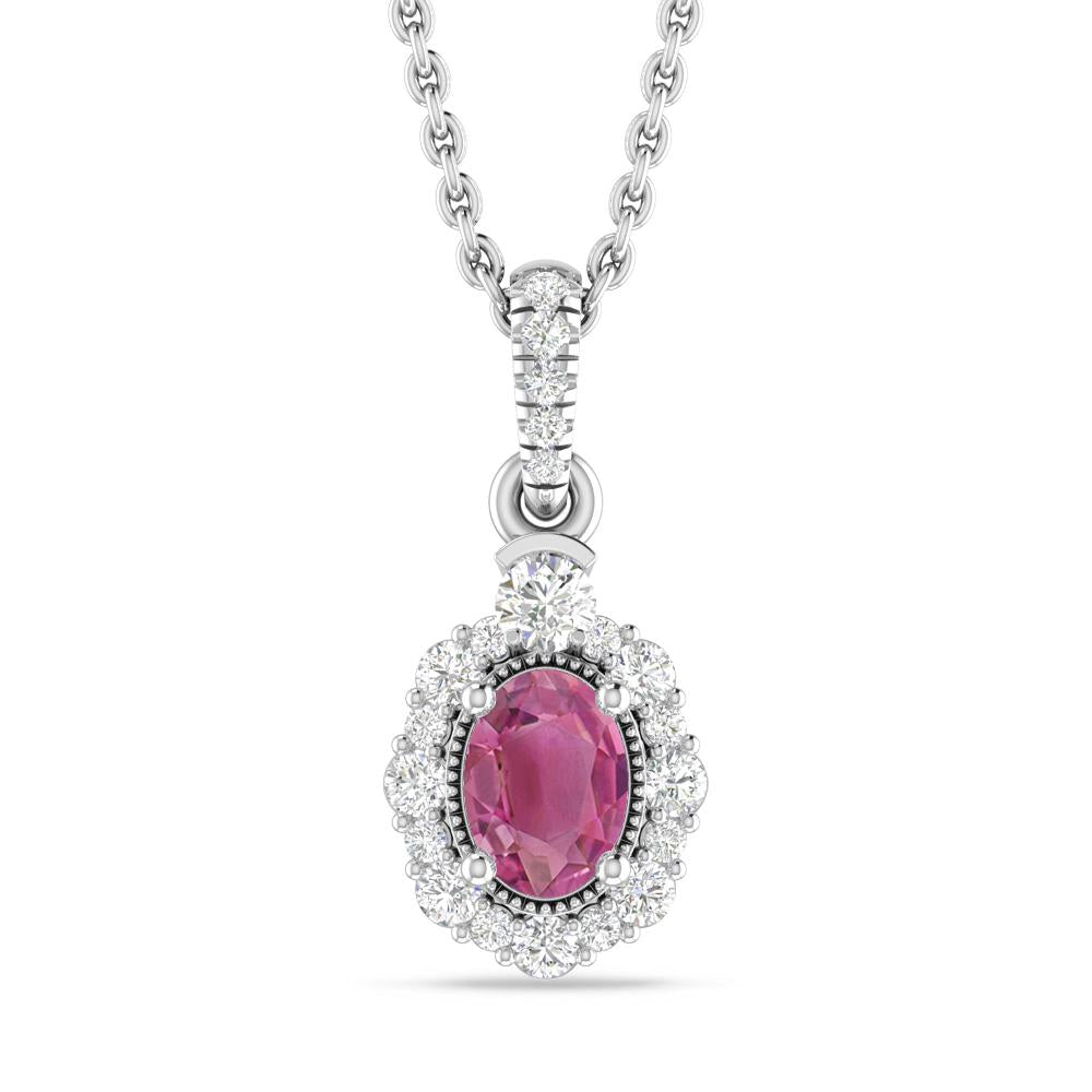 White Gold - Pink Tourmaline