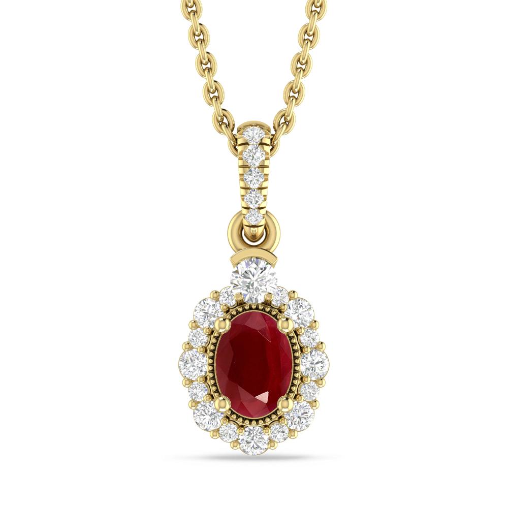 Yellow Gold - Ruby